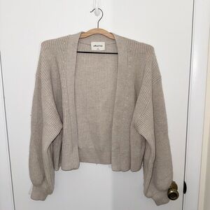 Aritzia Wilfred Free Unwind Waist Cardigan Cardigan - Cream - Size M